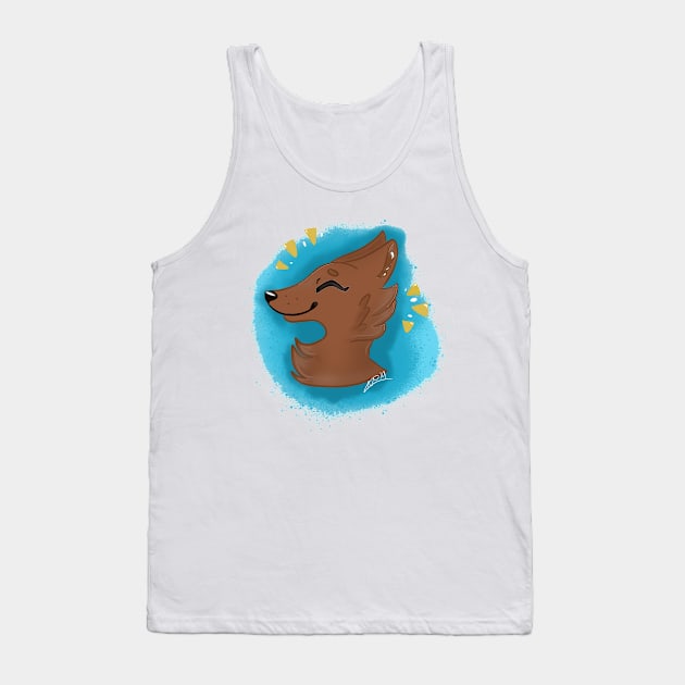 Happy Dog Tank Top by Seefers_wares